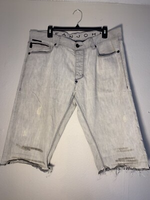 Short Coupé (cutt Off) Sean John - Taille 36 - Gris - Occasion En Très Bon état Pour Homme