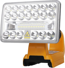 Rechargeable LED Torch for Dewalt 18V DCB184 XR LiIon Battery 18W 2000LM Outdoor