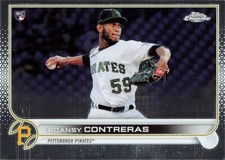 Roansy Contreras Rookie Topps Chrome 2022 Baseball Card #53