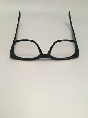 Vtg Pair of Thick Black Horn Rim SAFILO COMO 5 3/4'' Eyeglass Frames Italy