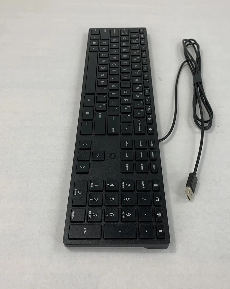 NEW SEALED ! HP L96909-001 Halley Wired USB Slim Keyboard (Lot of 10) - Image 4 of 4