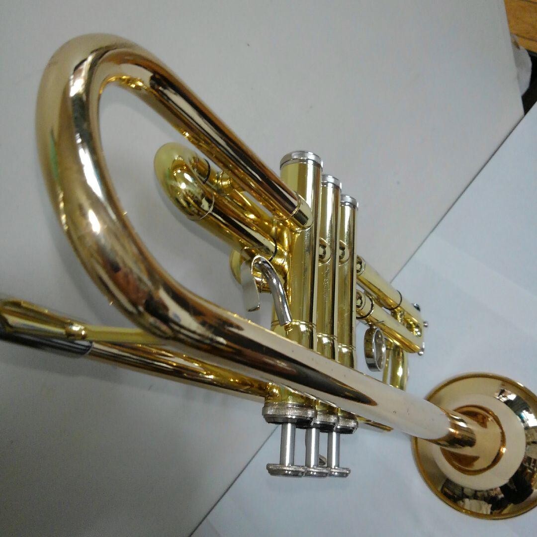 YAMAHA Trumpet YTR-4325G Bb Middle class Gold w/ Hardcase Mouthpiece Cleaner