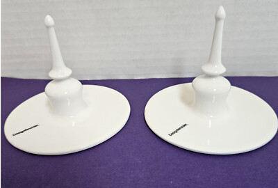Porcelain CandleStick Maker SET OF TWO DESIGNFENZIDER Candle Holder by Ron Gilad