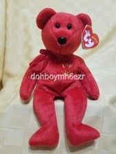 Ty Beanie Babies Baby I Love Wales Bear stuffed animal plush 2003