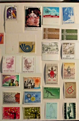 Belgien Scott's 511//965. Hauptsächlich postfrisch .Briefmarken Lot. sal's briefmarkenladen. - Bild 3 von 3