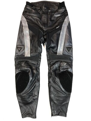 Modeka Leather Motorcycle Racing Pants Vintage 