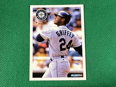 激レア未使用 グリフィー マリナーズ1994年 ポスター GRIFFEY MLB 1994 FLAIR OUTFIELD POWER KEN GRIFFEY JR #6 SEATTLE MARINERS HOF