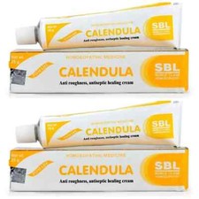 2 x SBL Homeopathic Calendula Ointment 25gm Cream Skin Wellness