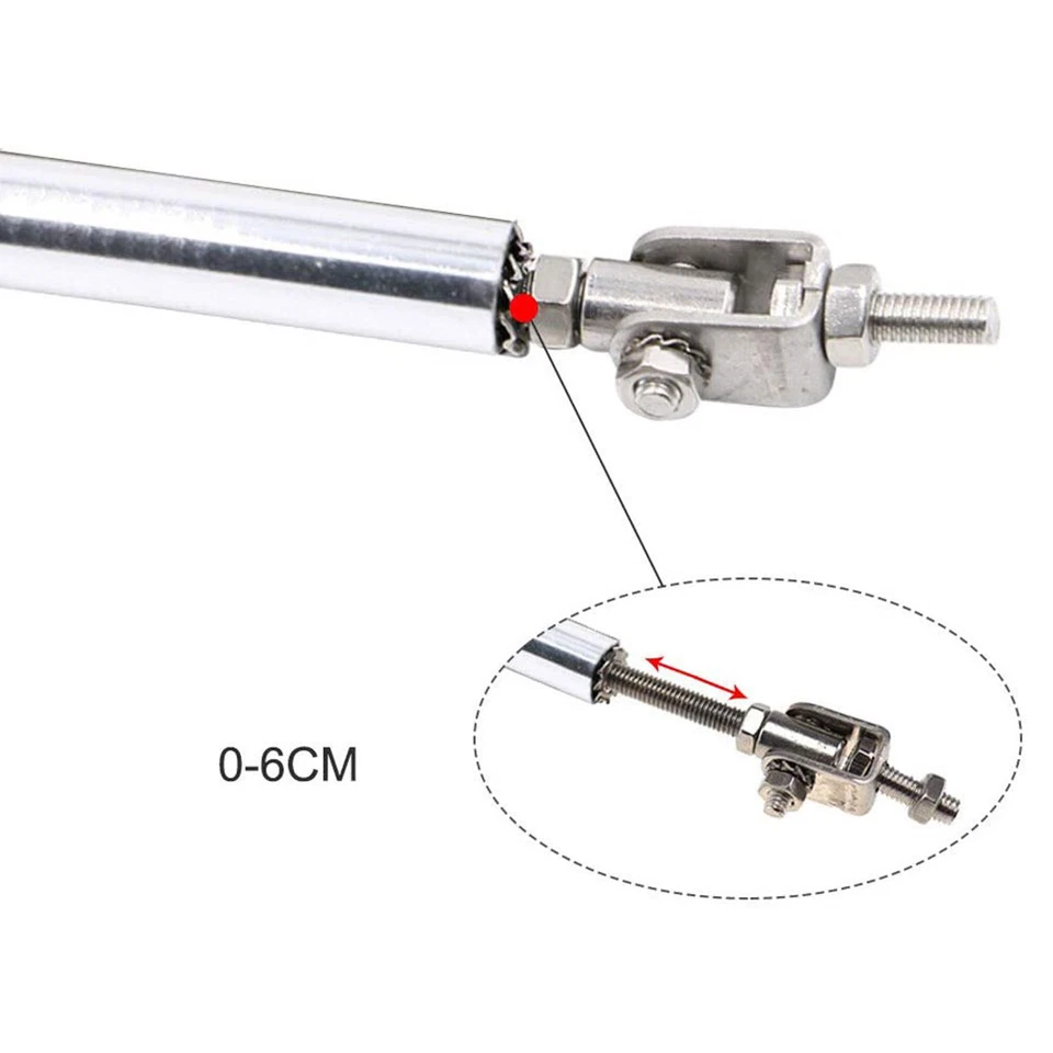 Fibra de carbono parachoques delantero divisor de labios varilla de puntal para Audi A3 A4 b7 b8 b9 A6 C7 Foto 4 de 4