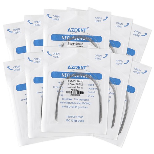 AZDENT Dental Orthodontic Super Elastic NITI Arch Wire Round Ovoid/Square/Nature - Picture 48 of 49