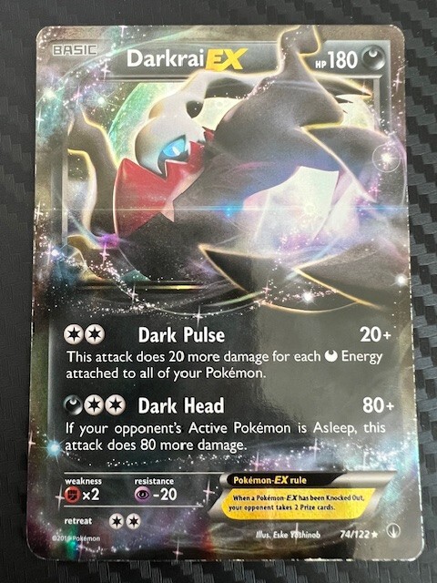 Pokémon TCG Darkrai-EX BREAKPoint 74/122 Holo Holo Rare EX MP