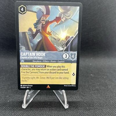 Captain Hook Captain of The Jolly Roger Disney Lorcana The First Chapter EN1 Reg