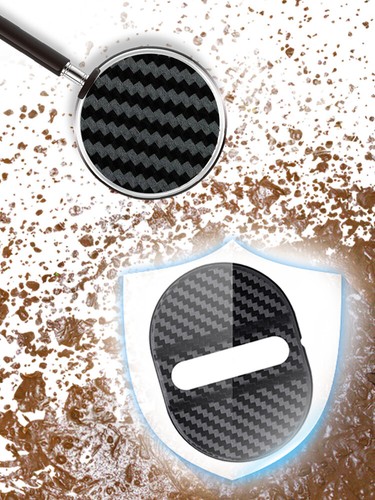 4pcs Plastic Car Door Lock Protective Covers Cushion Anti-Rust Sleeve Cover - Picture 11 of 15