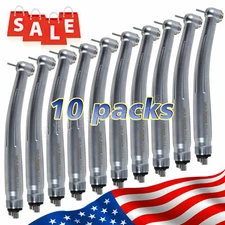 10 NSK Pana Max Style Dental Fast High Speed Handpiece Push Head Turbine 4-Hole