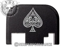 Rear Slide cover plate for Glock 17 19 21 22 23 27 30 34 36 Ace of Spades