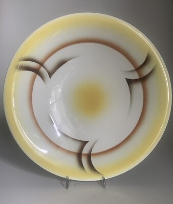 Vintage Art Deco Schale Teller Spritzdekor 06202 30er Jahre Keramik