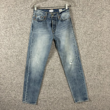 Levi's Women's Size 25 Distressed White Oak Cone Denim Jeans