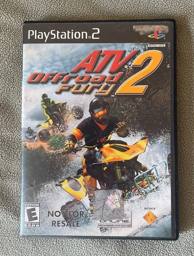 ATV Offroad Fury 2 (PlayStation 2, 2002) PS2 Complete With Manual Clean NFR
