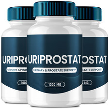  3 Pack Uriprostat Capsules, Uri Prostat Urinary and Prostate Support Formula