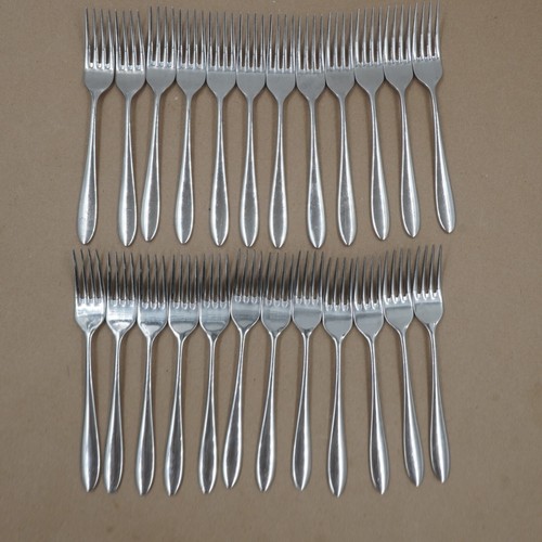 Browne 502103 Eclipse Dinner Fork Used 18/10 Stainless Qty 24