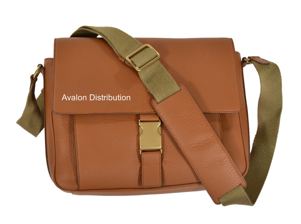 Ralph Lauren Purple Label Leather Crossbody Messenger Bag New