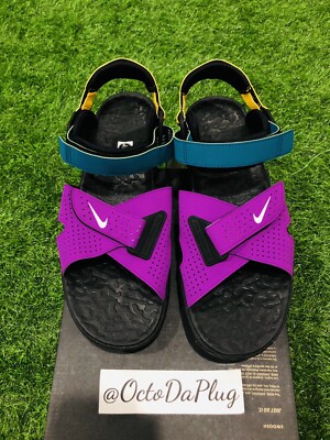 NEW* Nike ACG Air Deschutz Black Purple Sandal Men's Size 12