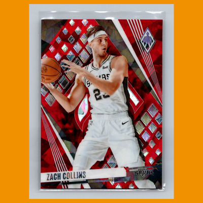 Zach Collins #71 2023 Panini Phoenix Red Ice San Antonio Spurs