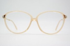 Vintage Glasses Rodenstock Exclusiv 7004 Beige Gold Oval Glasses Frame