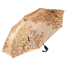 Superbe parapluie compact Gustav Klimt - Goebel - "L'arbre de la Vie" 24 cm neuf