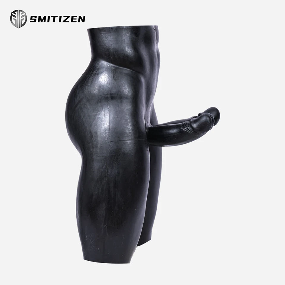 Smitizen Silicone Black Double Penis Pants Monster Costumes for Halloween Party - Photo 4/4