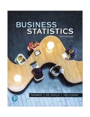 Business Statistics (4th Edition) - Hardcover By Sharpe, Norean D. - VERY GOOD