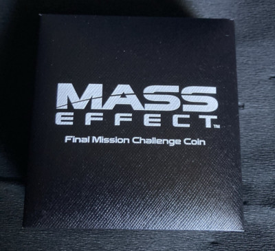 Mass Effect N7 Shepard Final Mission Challenge Coin Münze Neu & OVP