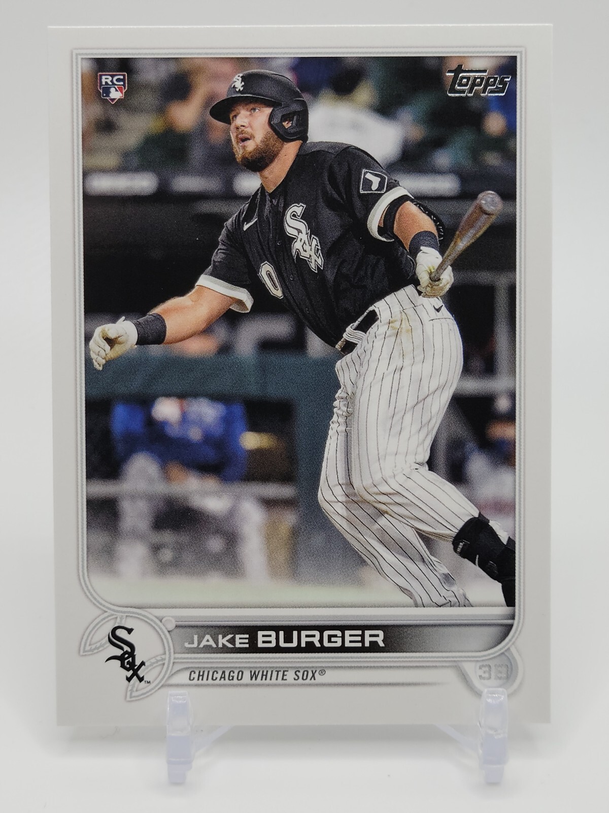 Jake Burger 2022 Topps Series One Baseball Card #186 Chicago White Sox