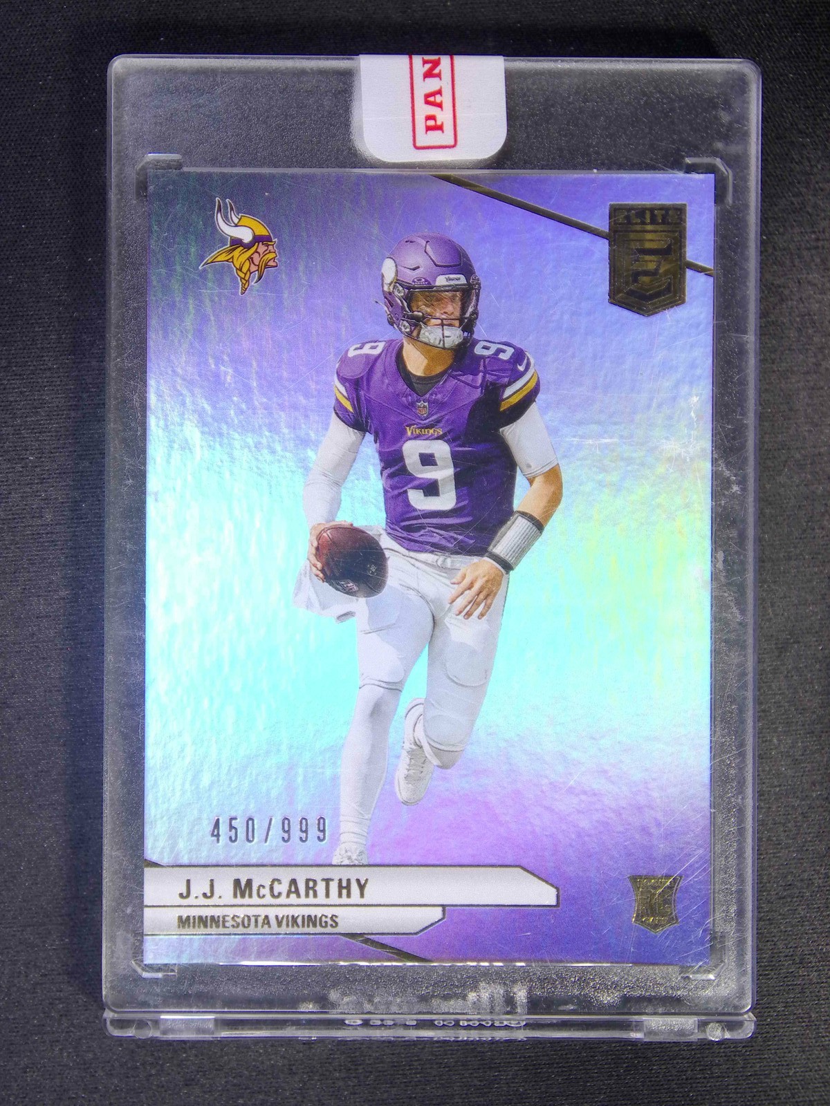 2024 Panini Donruss Elite J.J. McCarthy #206 RC Rookie /999