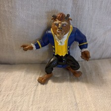 Vintage Burger King Kids Club 1991 Disney's Beauty and the Beast Beast Posable
