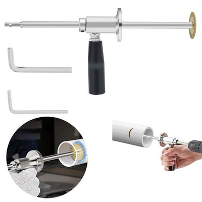 Inside Pipe Cutter for PVC Pipe w/ Adjustable Depth Gauge 1-1/2'' to 8'' Pipe Cut