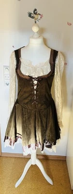 Robin Hood Kostüm Damen Faschingskostüm Mittelalter Verkleidung, Größe 40/42 - Bild 1 von 2
