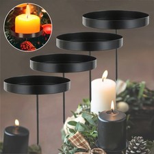 Kerzenhalter Adventskranz 8cm Kerzenständer Metall Stabkerzenhalter Kerzenteller