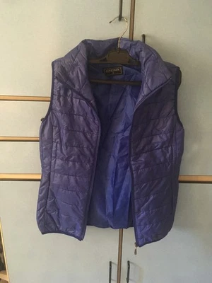 doudoune sans manches violette femme cc fashion taille S - Photo 1/3