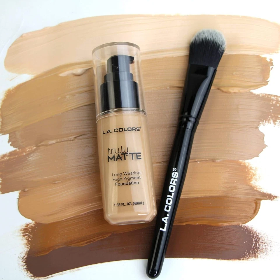 L.A. COLORS Truly Matte Foundation – Full Coverage Long Lasting Liquid Makeup - Image 4 of 4