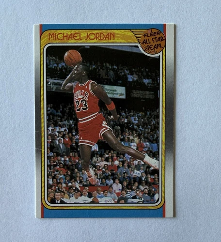 Fleer 1988-89 Michael Jordan All-Star Team #120 Chicago Bulls Basketball NBA #2