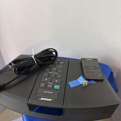 スピーカー・ウーファー Wave Radio MODEL AWR1-0W Bose Wave Radio Model AWR1-1W Alarm Clock AM/FM AUX Black With