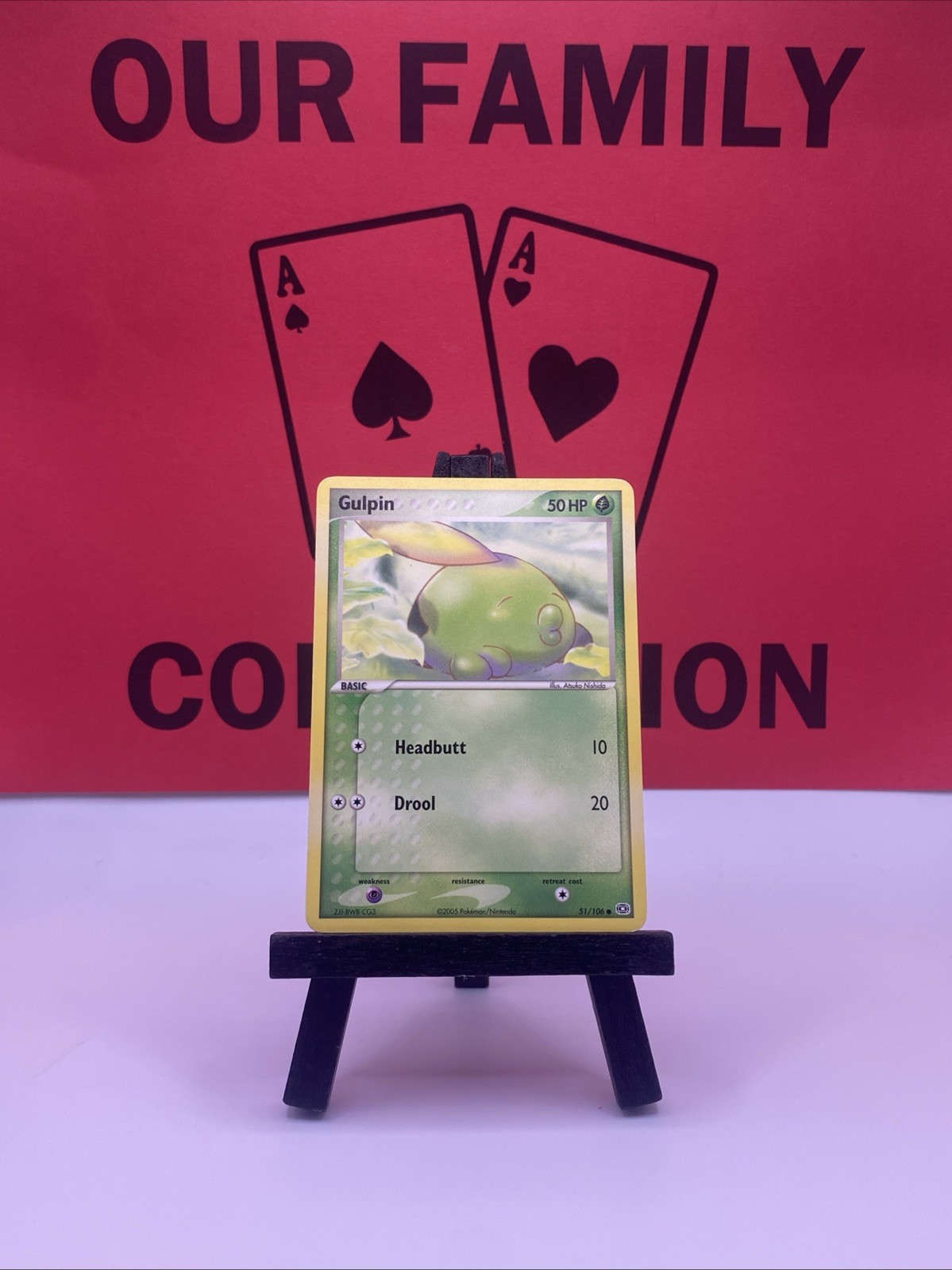 Gulpin 51/106 Emerald Pokémon TCG Regular Common 2005 MP