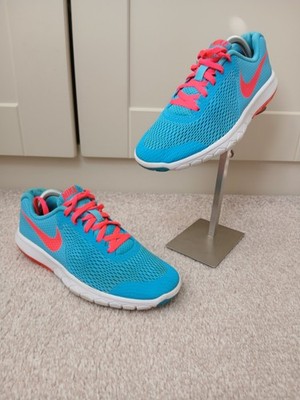 Damen Nike Flex Experience Rn5 Sneaker Gr. UK 3 Chlor Blau Pink