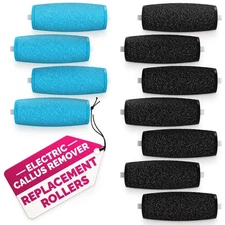 11 Pcs Replacement Rollers for Electric Foot Callus Remover Tool - 7 Extra Coars