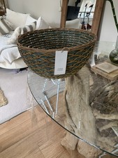 New Zara large coloured woven basket , RRP £ 45.99