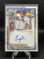 2024 Bowman Chrome Enrique Jimenez 1st Auto Prospect #CPA-EJ RC Tigers