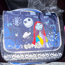 Disney Nightmare Before Christmas Jack Sally Black Shoulder Bag