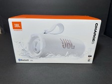 JBL Charge 6 Portable waterproof and drop-proof Bluetooth speaker White SEALED