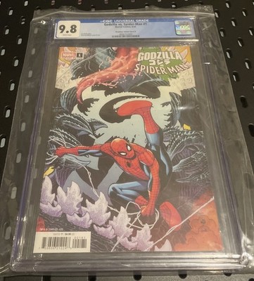 Godzilla vs. Spider-Man #1 (2025), Bradshaw Venomized Variant Cover CGC 9.8 